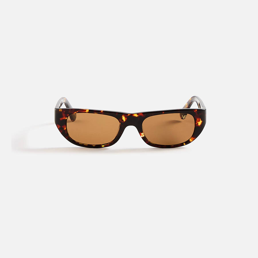 Orange Men Kith Vintage Frames Bowery Tortoise Brown Acetate Sunglasses | 9758-WRIXT