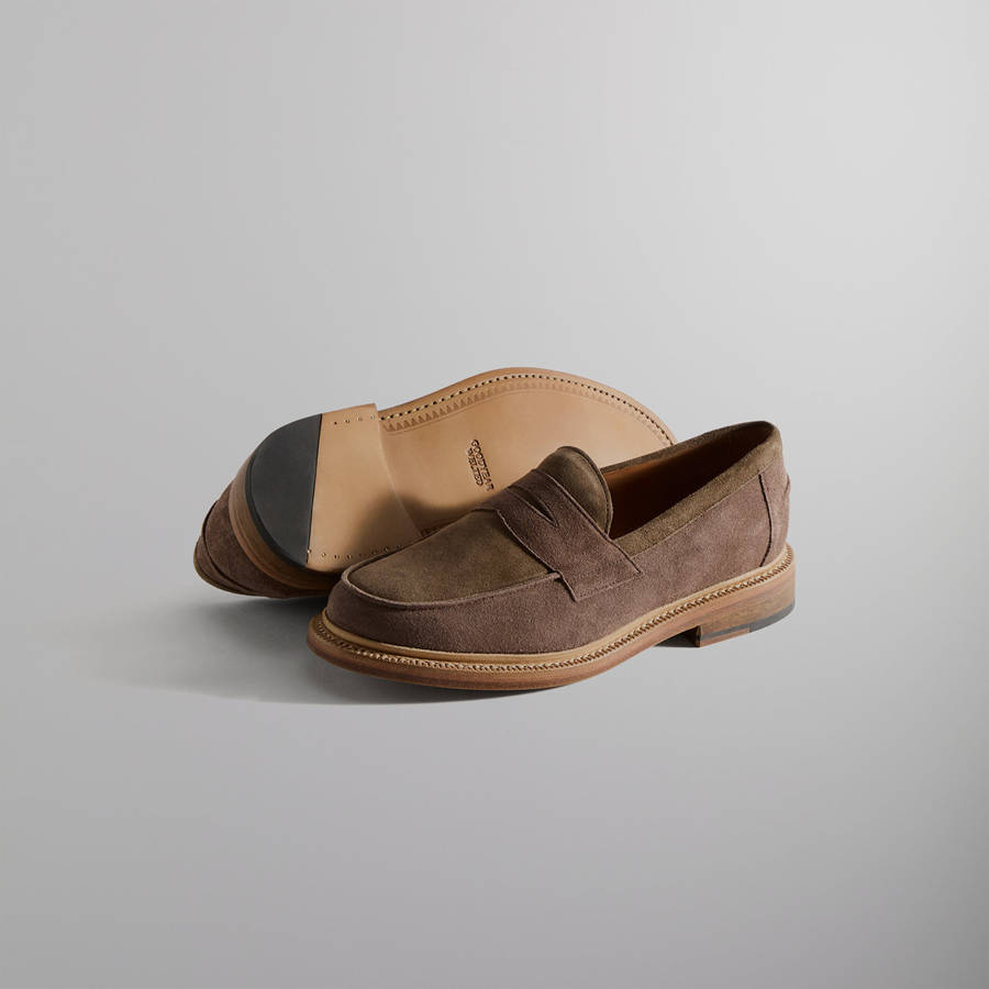 Orange Men Kith for Blackstock and Weber The Ellis Penny Loafers | 4706-SCLWX