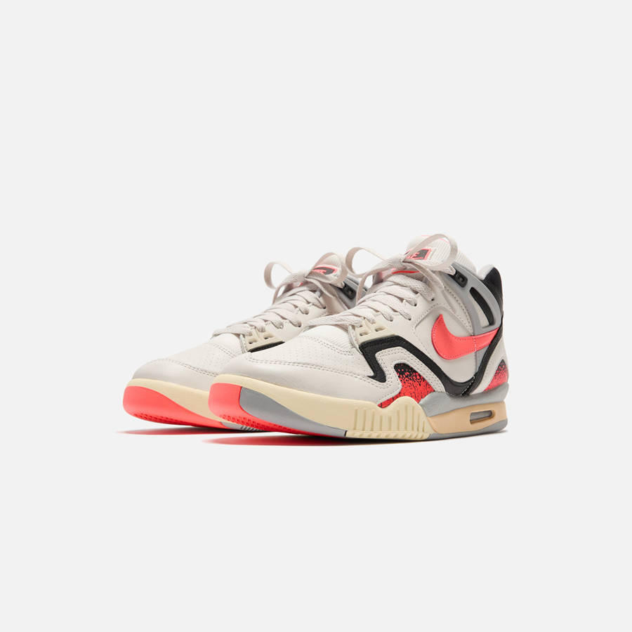 Orange / Black / Silver / White Men Kith Nike Air Tech Challenge 2 Sneakers | 1587-BWMCF