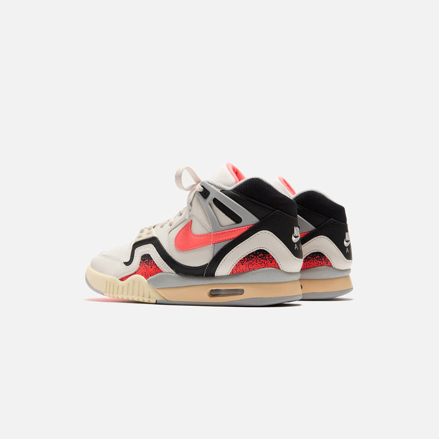 Orange / Black / Silver / White Men Kith Nike Air Tech Challenge 2 Sneakers | 1587-BWMCF