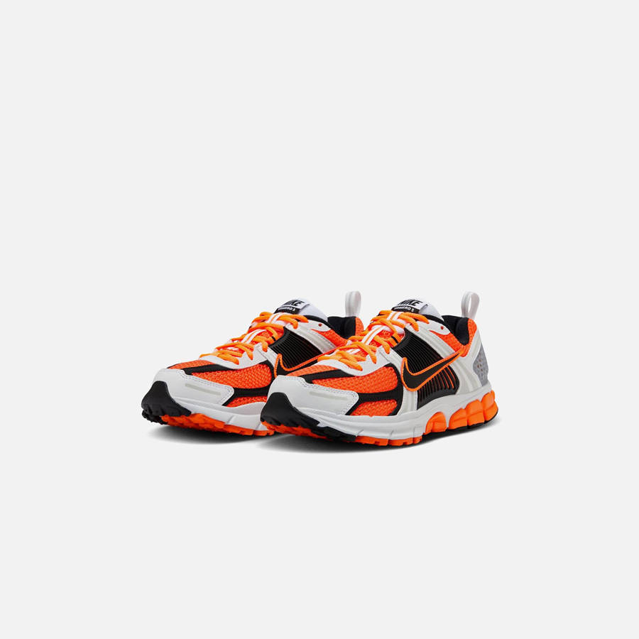 Orange / Black / White / Platinum Kids' Kith Nike GS Vomero 5 Sneakers | 9456-BZWSO