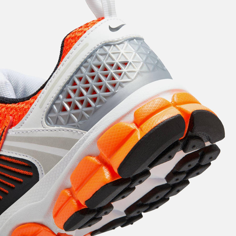 Orange / Black / White / Platinum Kids' Kith Nike GS Vomero 5 Sneakers | 9456-BZWSO