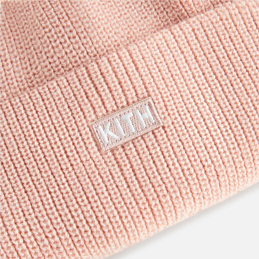 Pink Kids' Kith Classic Beanie Headwear | 0256-IOSNK