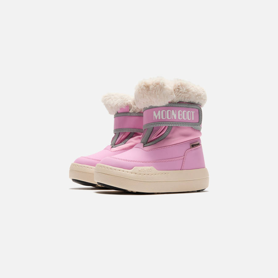 Pink Kids' Kith Moon Park Strap Boots | 7210-TIOCF