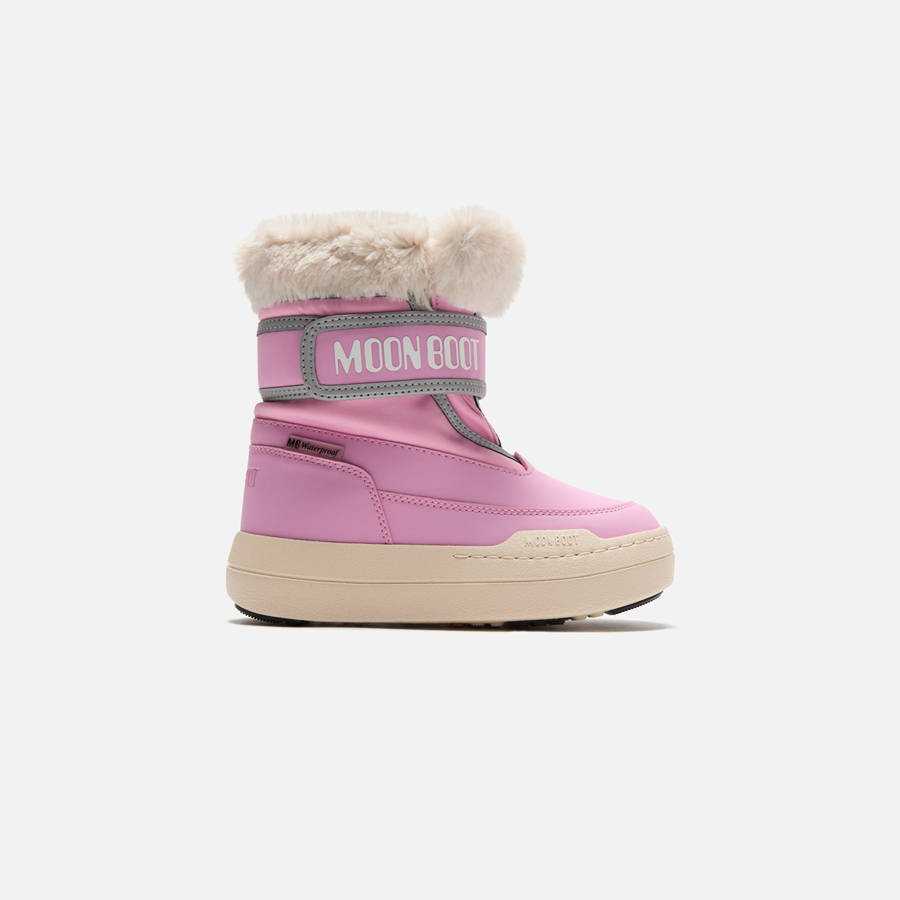 Pink Kids\' Kith Moon Park Strap Boots | 7210-TIOCF