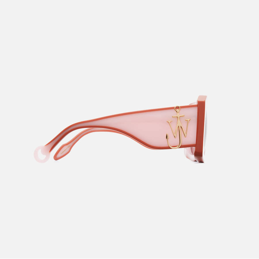 Pink Men Kith JW Anderson Bumper Frame Sunglasses | 2953-APMHO