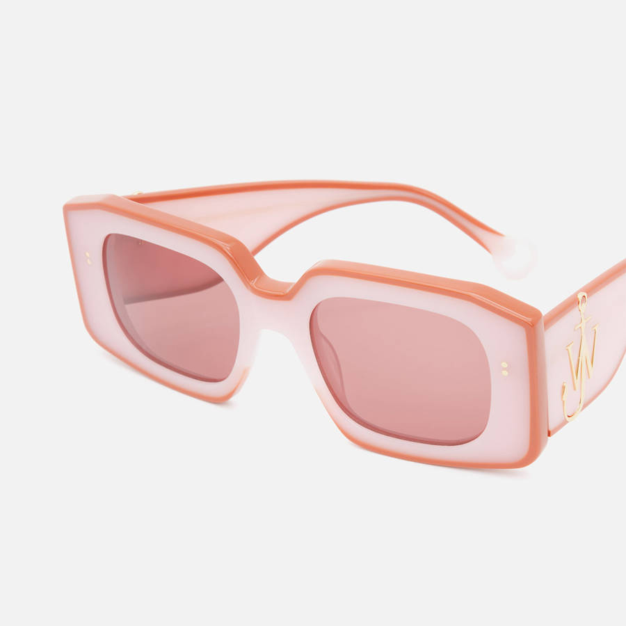 Pink Men Kith JW Anderson Bumper Frame Sunglasses | 2953-APMHO