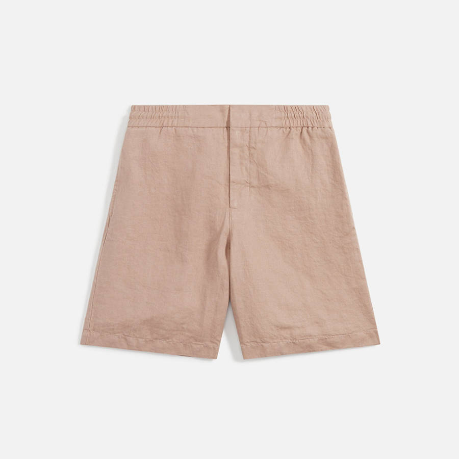 Pink Men Kith Orlebar Brown Cornell Linen Shorts | 0658-UNTVS