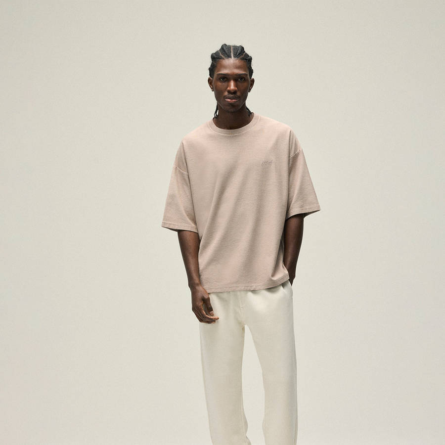 Pink Men Kith Slub Jersey Bishop Shirts | 5401-MUBIC