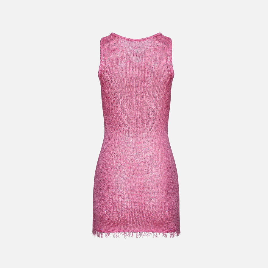 Pink Women Kith Asta Resort Natlaia Dress | 8371-BLZWJ