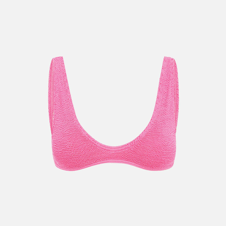 Pink Women Kith Bond Eye Scout Crop Swim | 0186-YIKUQ