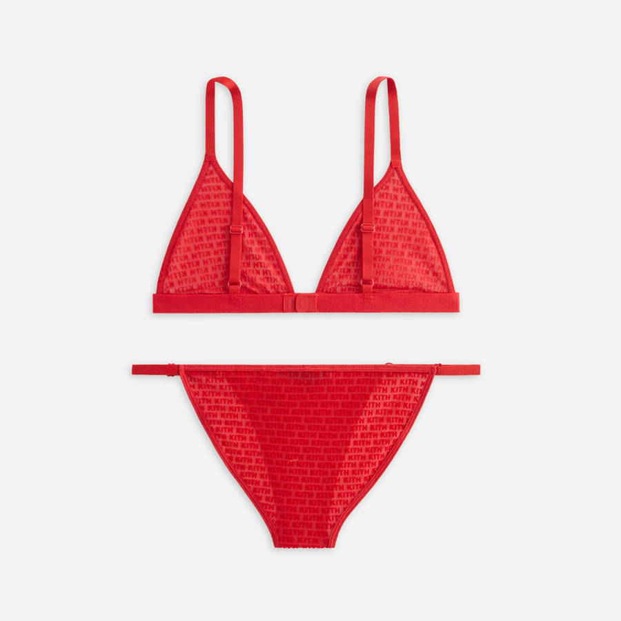 Pink Women Kith Bra and Cheeky Set Underwear | 2560-BFMHQ