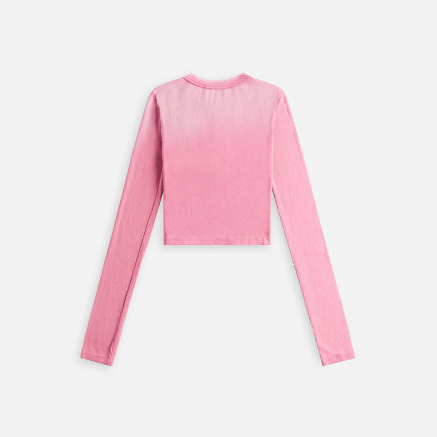 Pink Women Kith Cotton Citizen Verona Crop T-Shirt | 5672-HEPMO