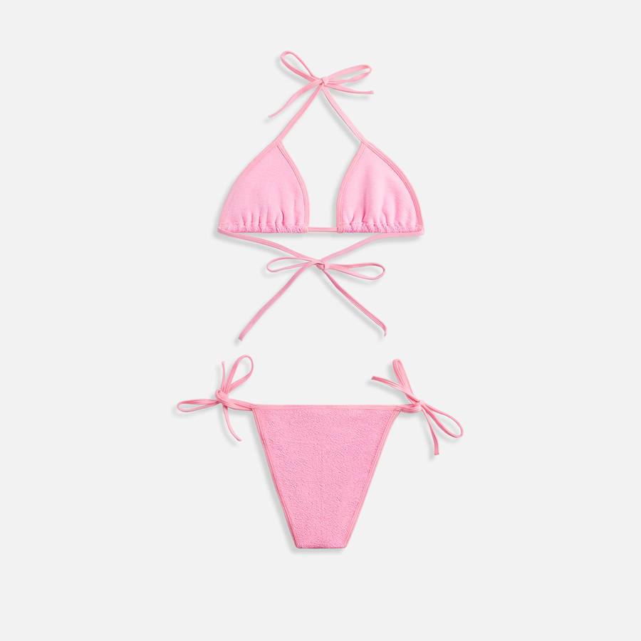 Pink Women Kith Hunza G Gina Bikini Swim | 4375-HFKTV