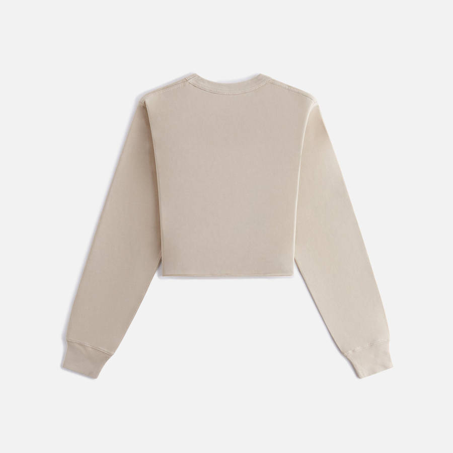 Pink Women Kith Lucy Cropped Long Sleeve II T-Shirt | 4170-BLTSW