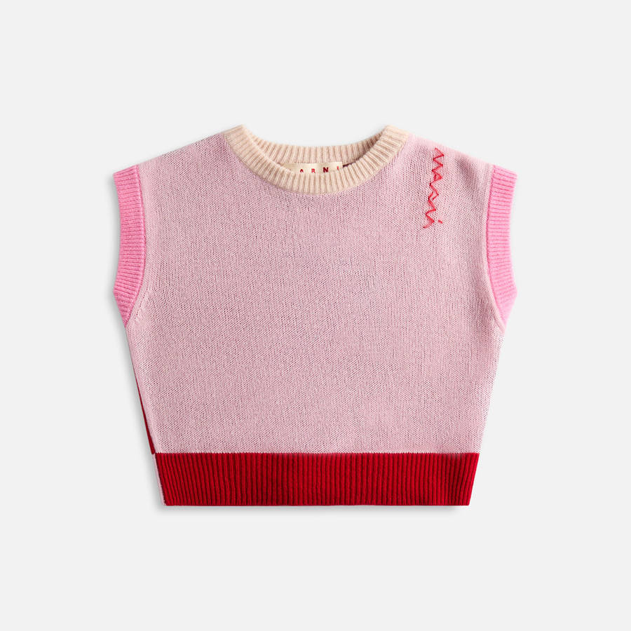 Pink Women Kith Marni Round Neck Sweaters | 0581-SOUIE