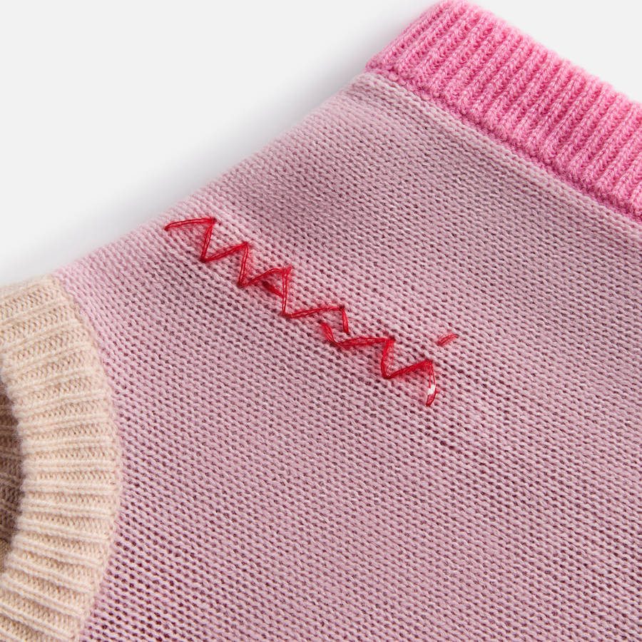 Pink Women Kith Marni Round Neck Sweaters | 0581-SOUIE