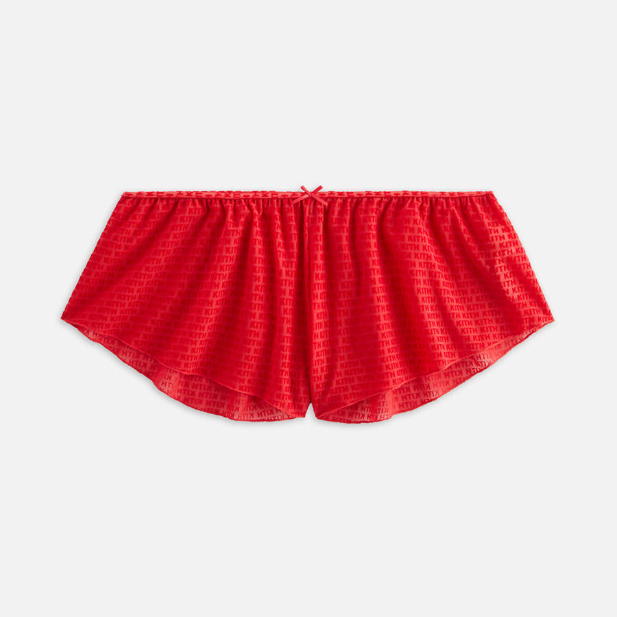 Pink Women Kith Mesh Tap Shorts | 1036-VTMGI