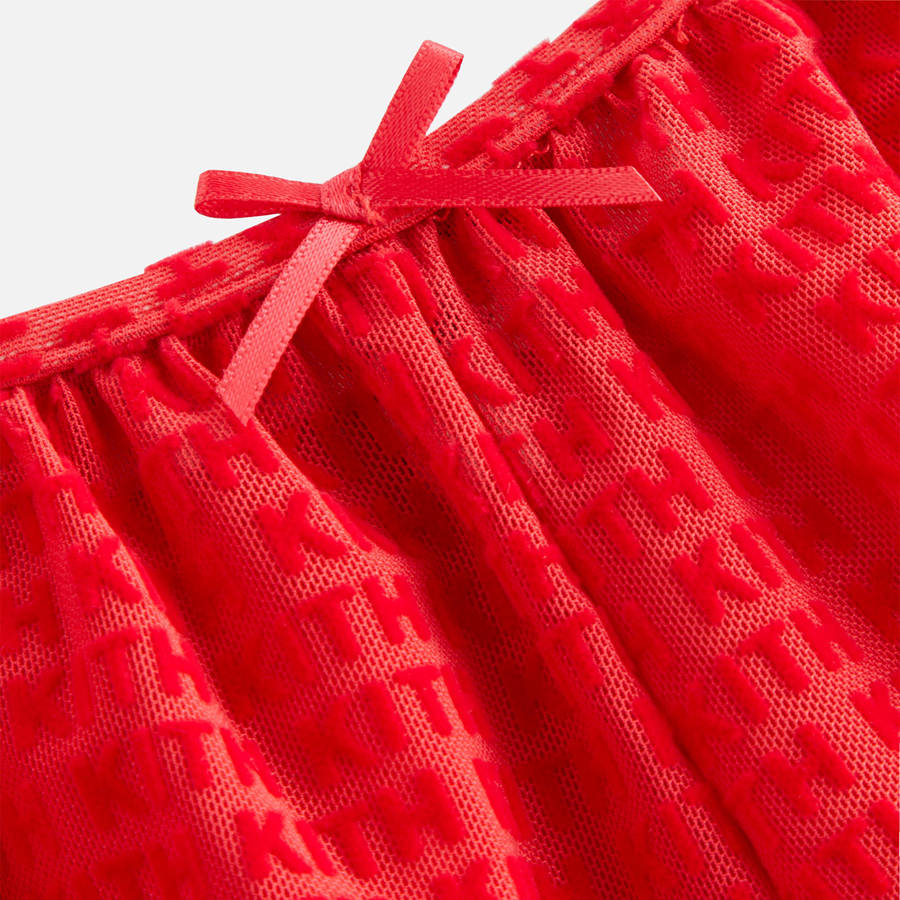 Pink Women Kith Mesh Tap Shorts | 1036-VTMGI