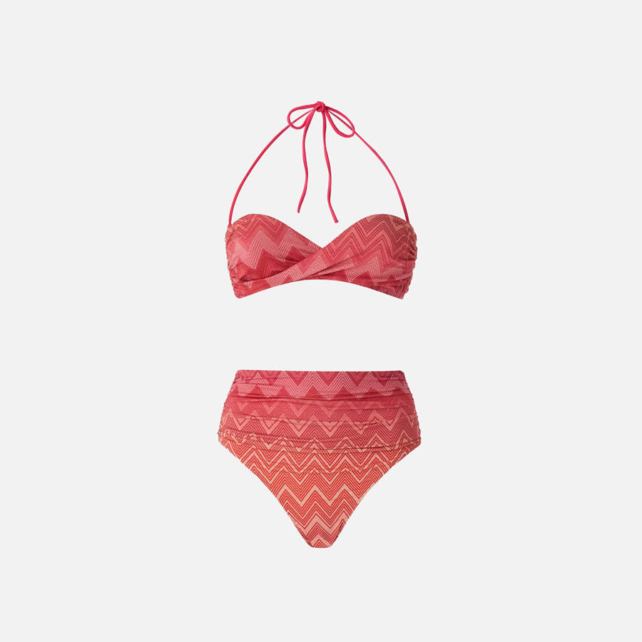 Pink Women Kith Missoni Bikini Swim | 1560-WLXEG