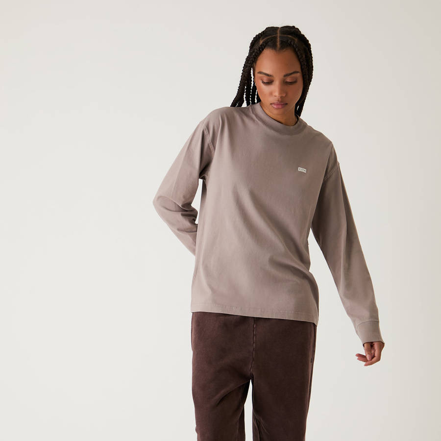 Pink Women Kith Oversized Sonoma Sueded Long Sleeve Shirts | 9580-IGTXW