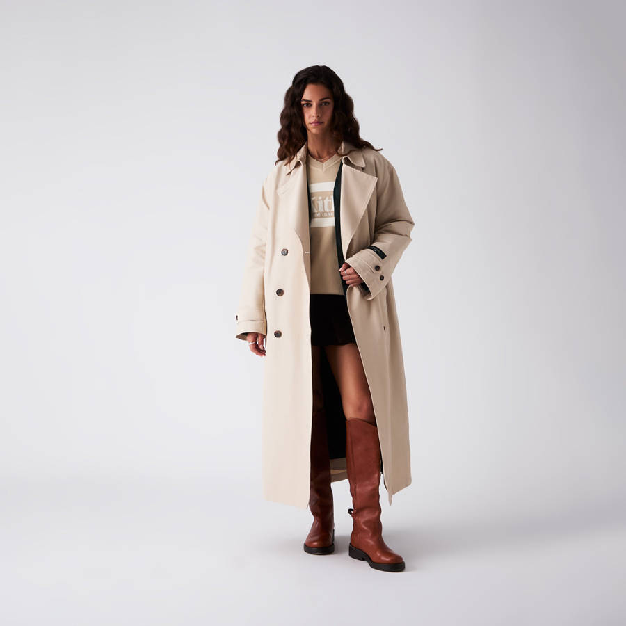 Pink Women Kith Torin Trench With Liner Coats | 1074-HNUJP