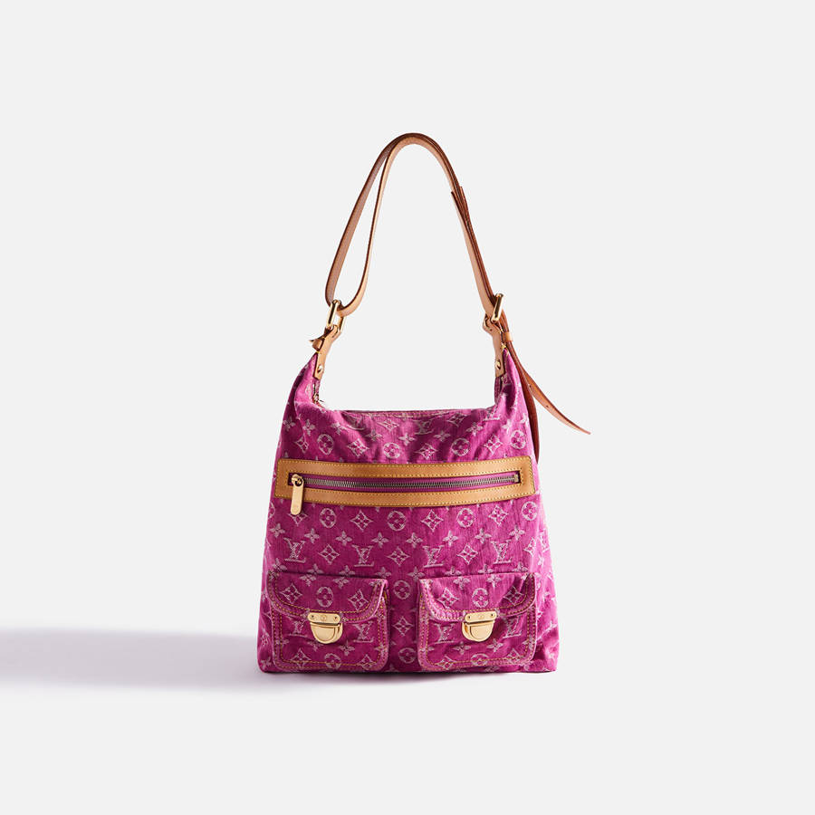 Pink Women Kith What Goes Around Comes Around Louis Vuitton Denimgy GM Bags | 8719-OZADJ