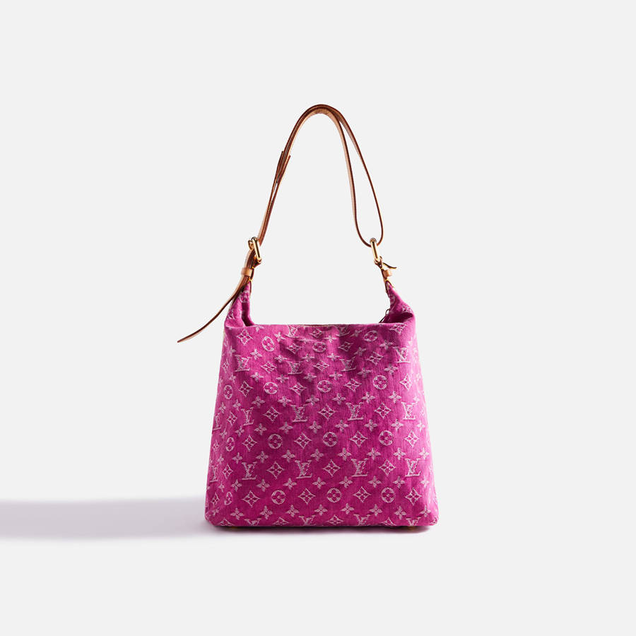 Pink Women Kith What Goes Around Comes Around Louis Vuitton Denimgy GM Bags | 8719-OZADJ