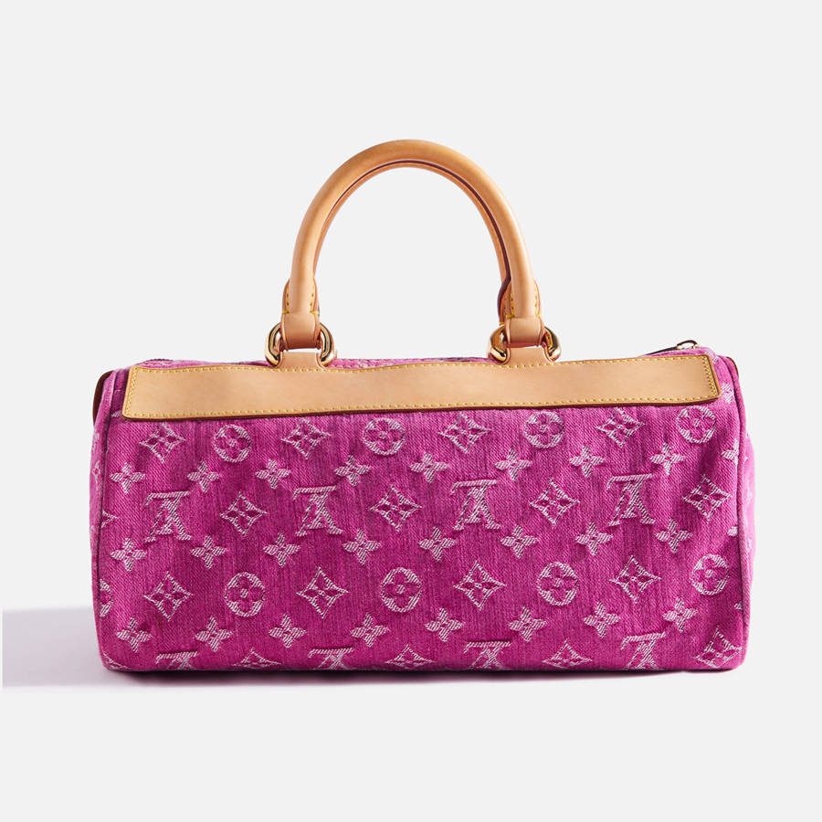 Pink Women Kith What Goes Around Comes Around Louis Vuitton Denim Neo Speedy Bags | 1428-JSMXO