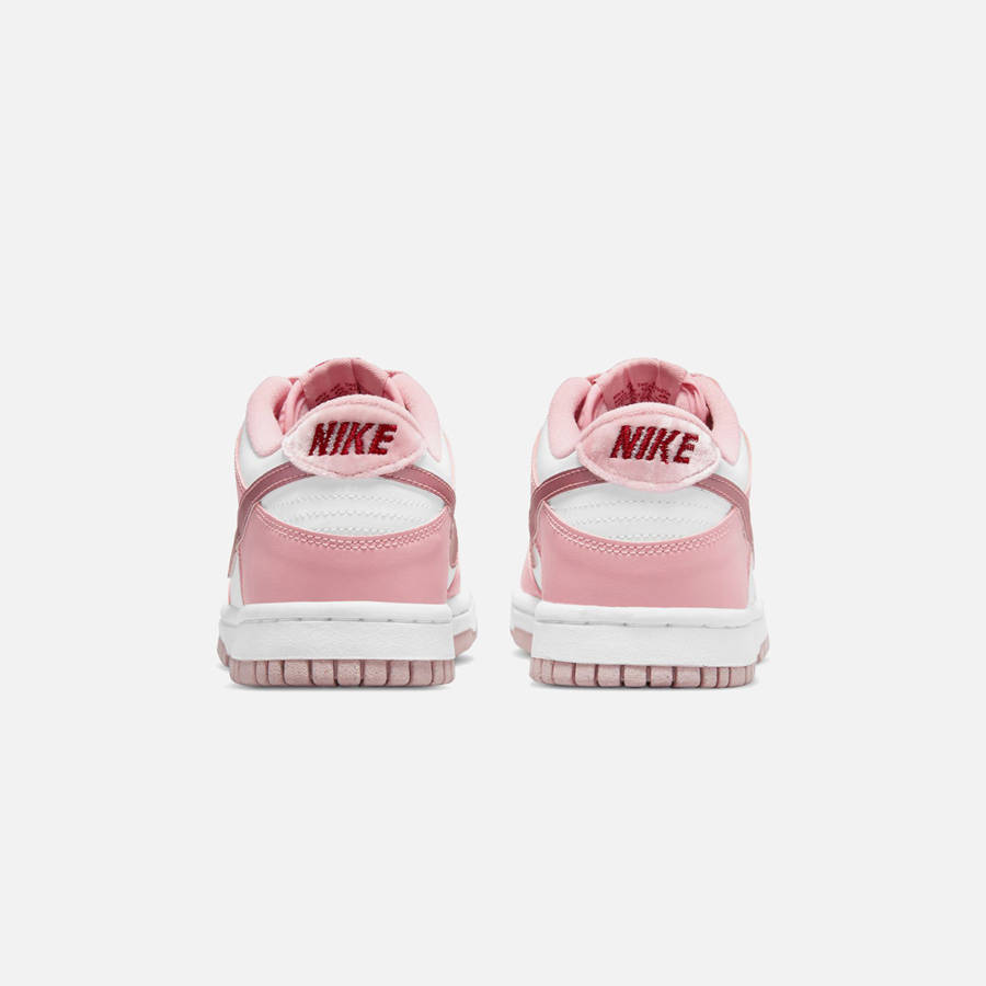 Pink / White / Burgundy Kids' Kith Nike GS Dunk Low Sneakers | 9486-RGUCS