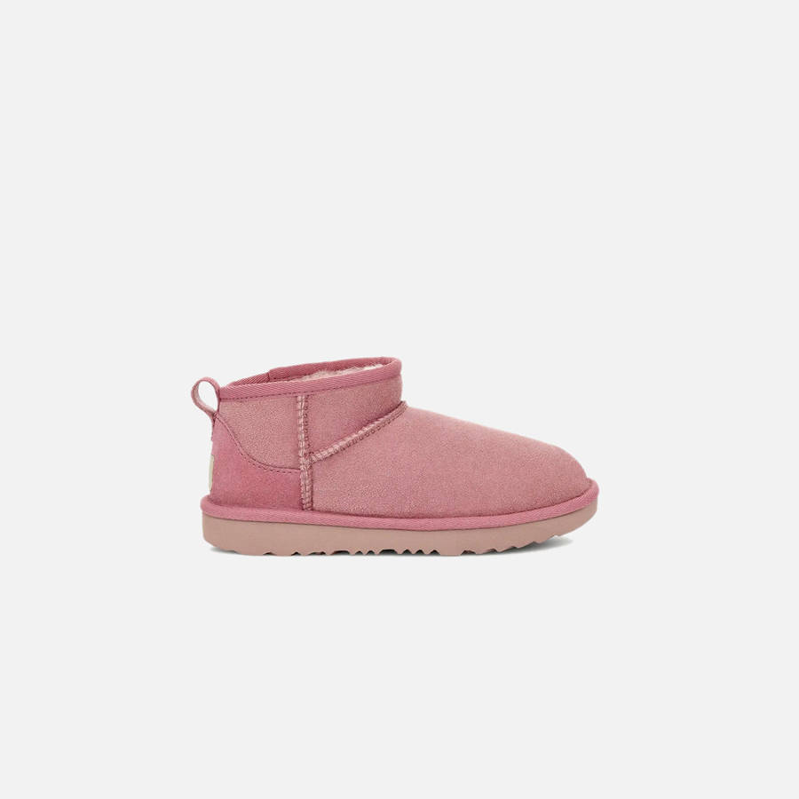 Purple Kids' Kith UGG Classic Ultra Mini Boots | 6932-ZRGHL