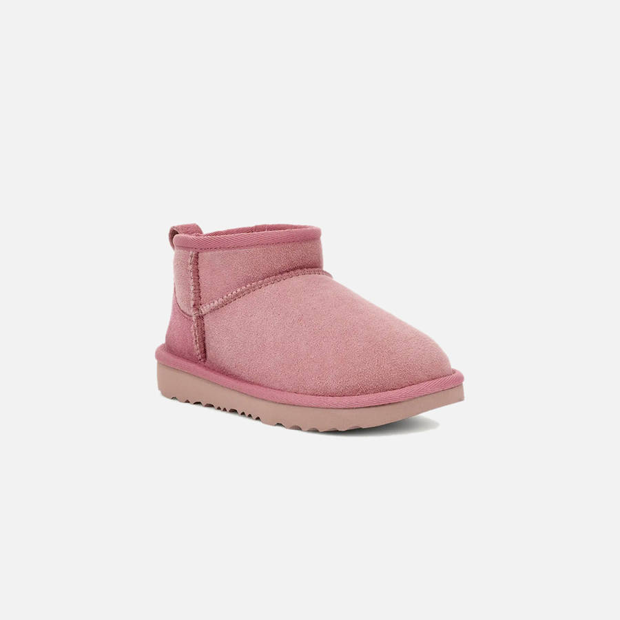 Purple Kids' Kith UGG Classic Ultra Mini Boots | 6932-ZRGHL