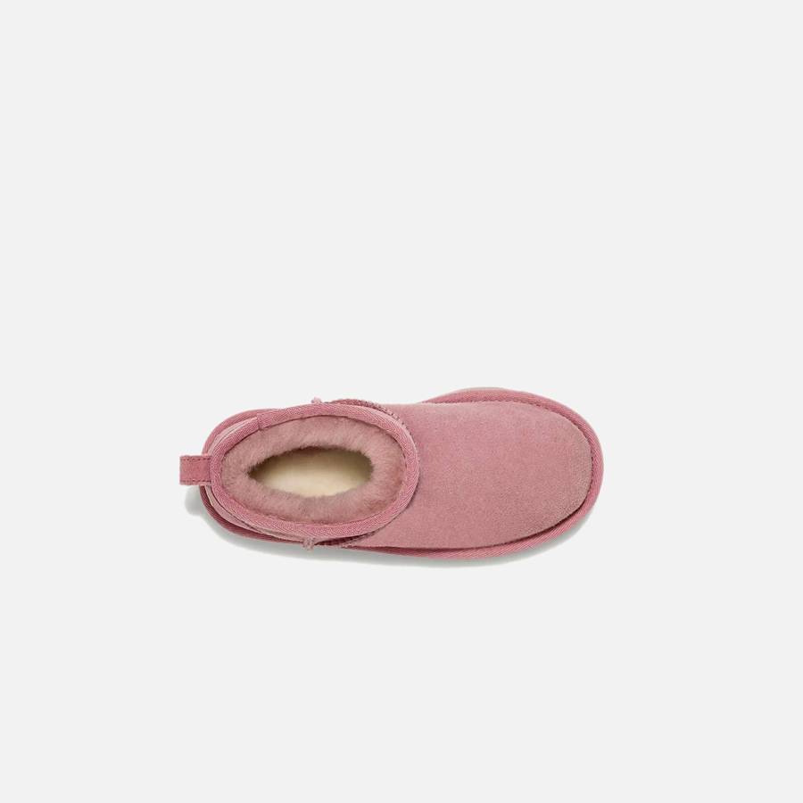 Purple Kids' Kith UGG Classic Ultra Mini Boots | 6932-ZRGHL