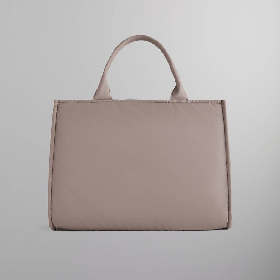 Purple Men Kith 101 for Auralee Puffed Nylon Tote Bags | 6493-ZATOD
