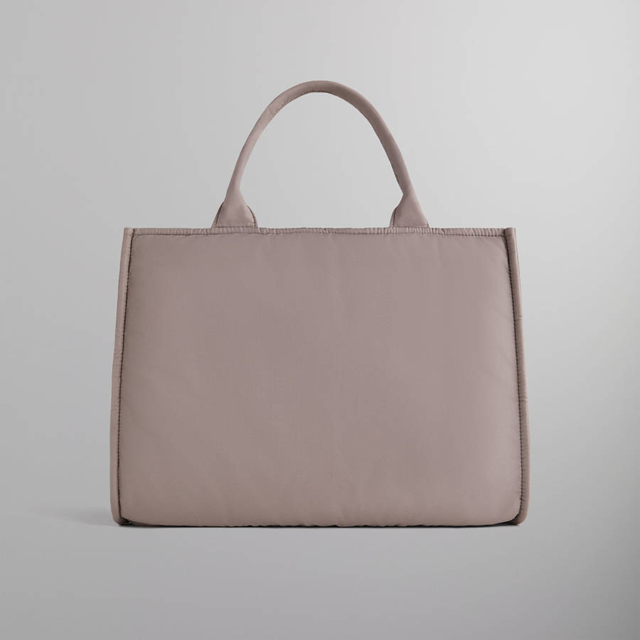 Purple Men Kith 101 for Auralee Puffed Nylon Tote Bags | 6493-ZATOD