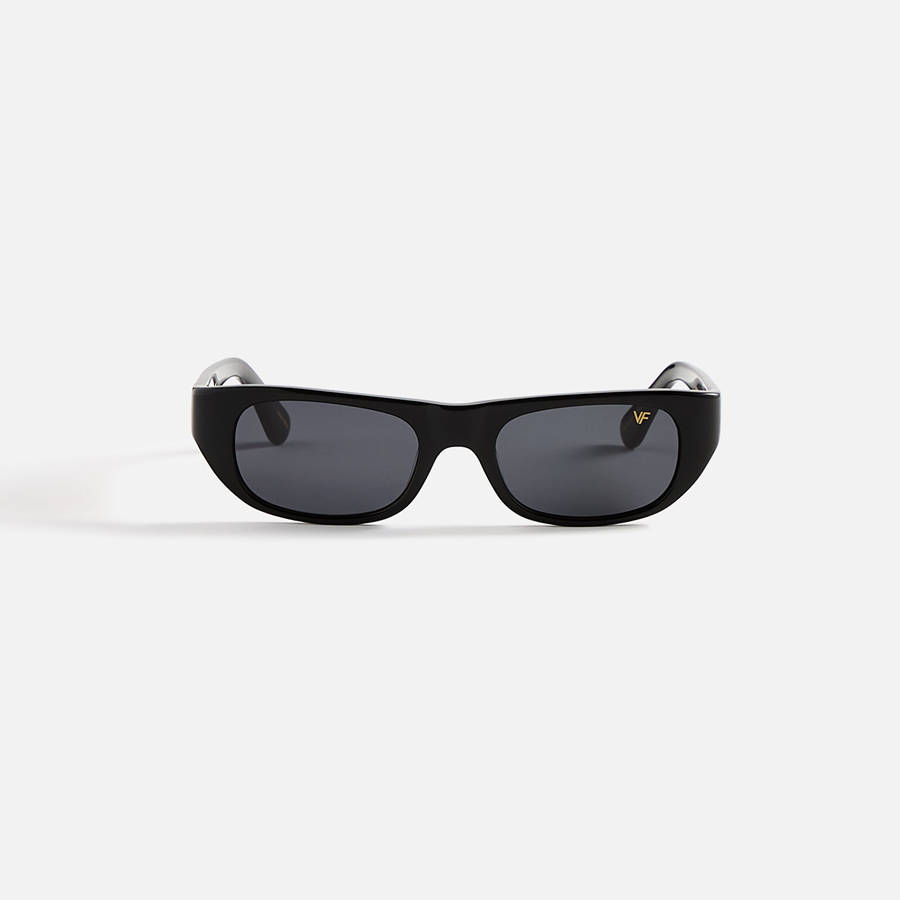 Purple Men Kith Vintage Frames Bowery Black Acetate Sunglasses | 5936-NXSVZ