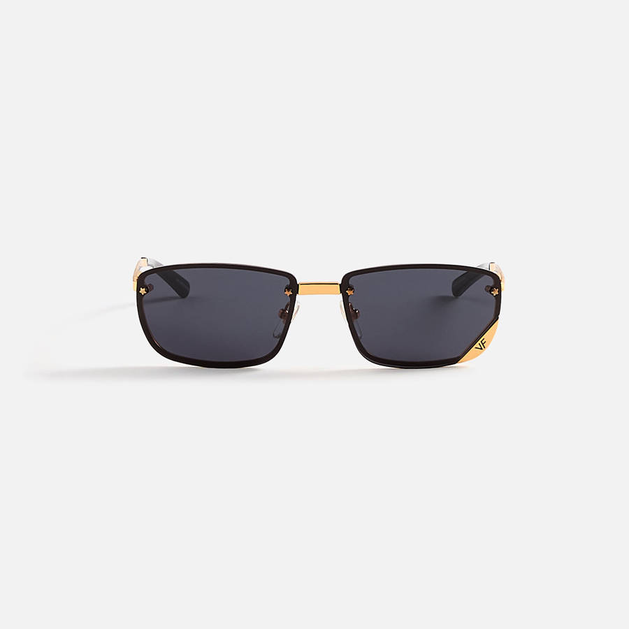 Purple Men Kith Vintage Frames VF Celebrity 24KT Gold Sunglasses | 0954-JSKXZ