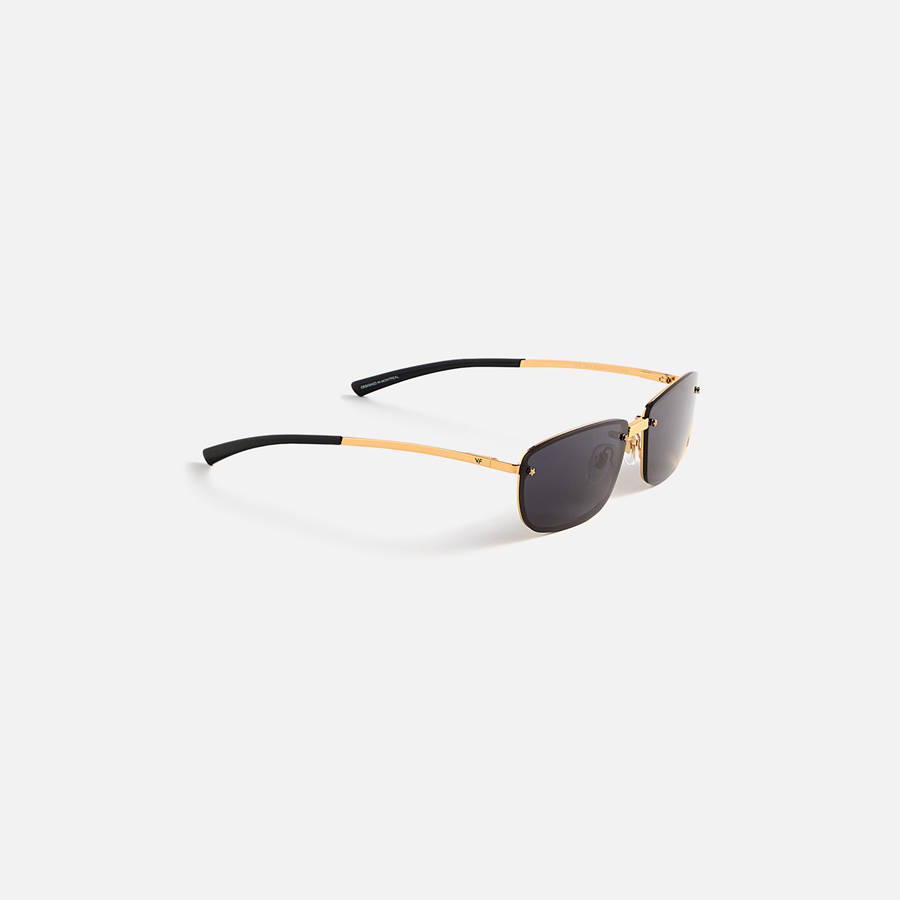 Purple Men Kith Vintage Frames VF Celebrity 24KT Gold Sunglasses | 0954-JSKXZ