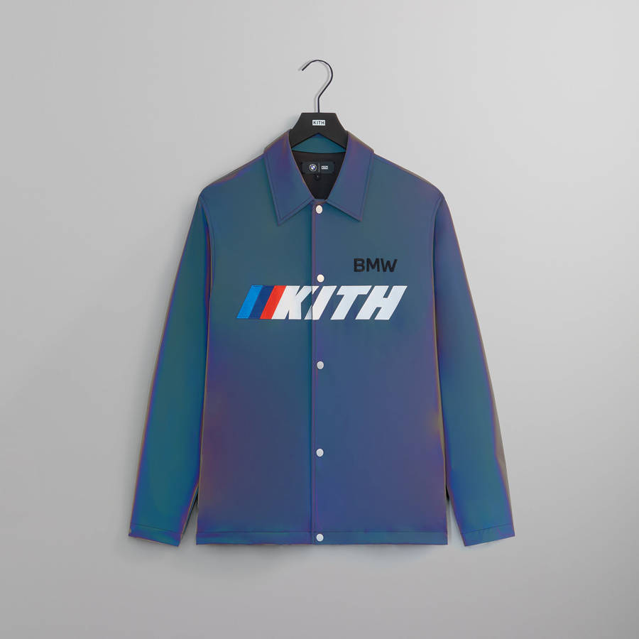 Purple Men Kith for BMW Kieran Coaches Jackets | 3082-RMJBE