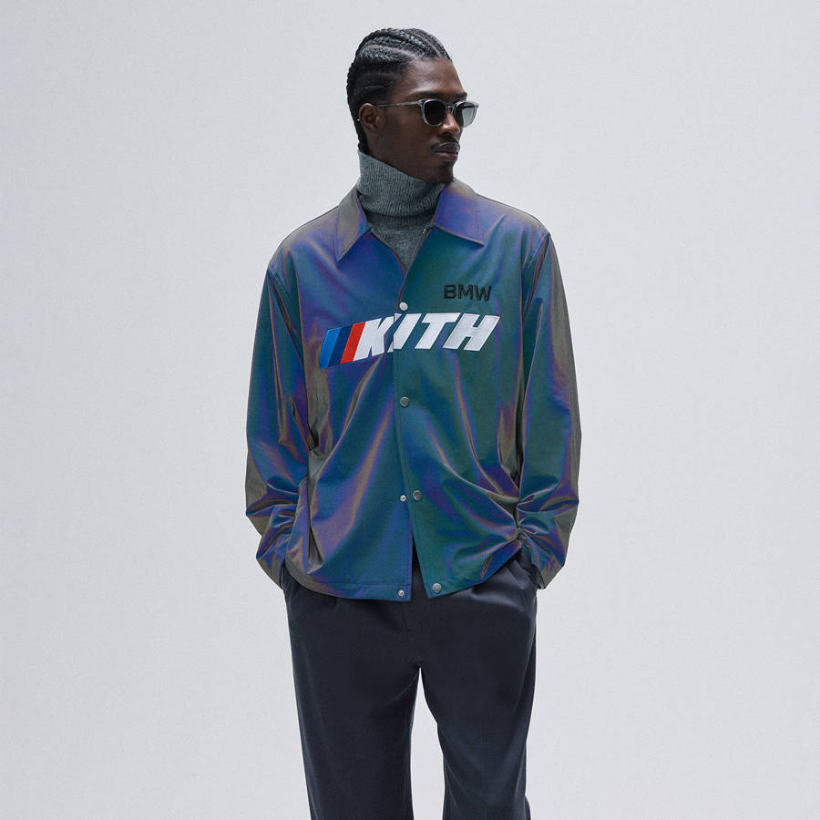 Purple Men Kith for BMW Kieran Coaches Jackets | 3082-RMJBE