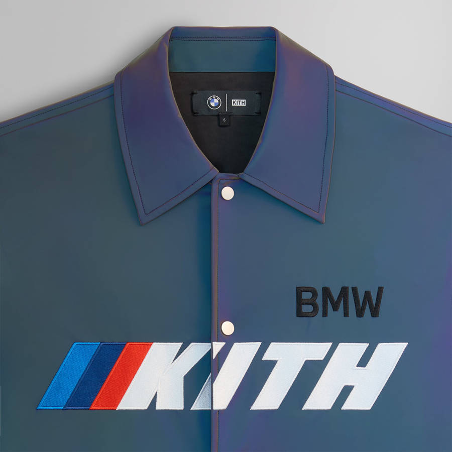 Purple Men Kith for BMW Kieran Coaches Jackets | 3082-RMJBE