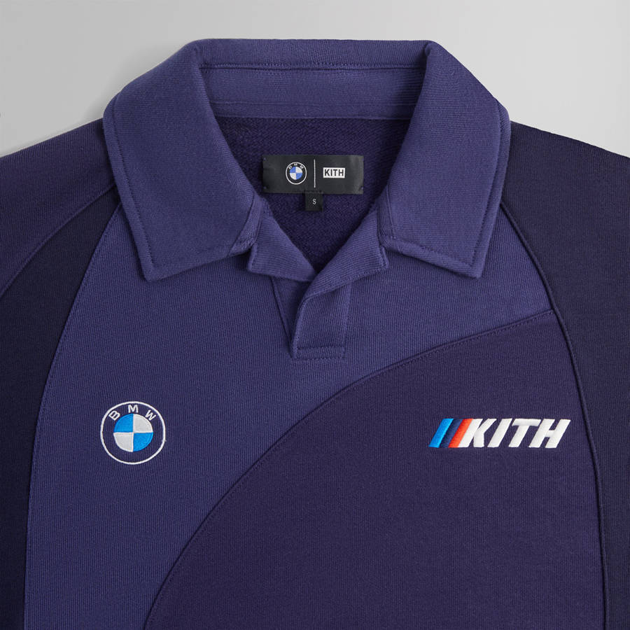 Purple Men Kith for BMW Nelson Rugby Shirts | 1206-EPXUH