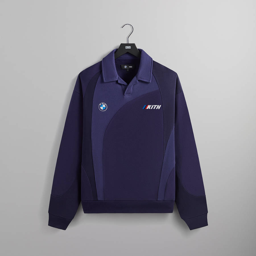 Purple Men Kith for BMW Nelson Rugby Shirts | 1206-EPXUH