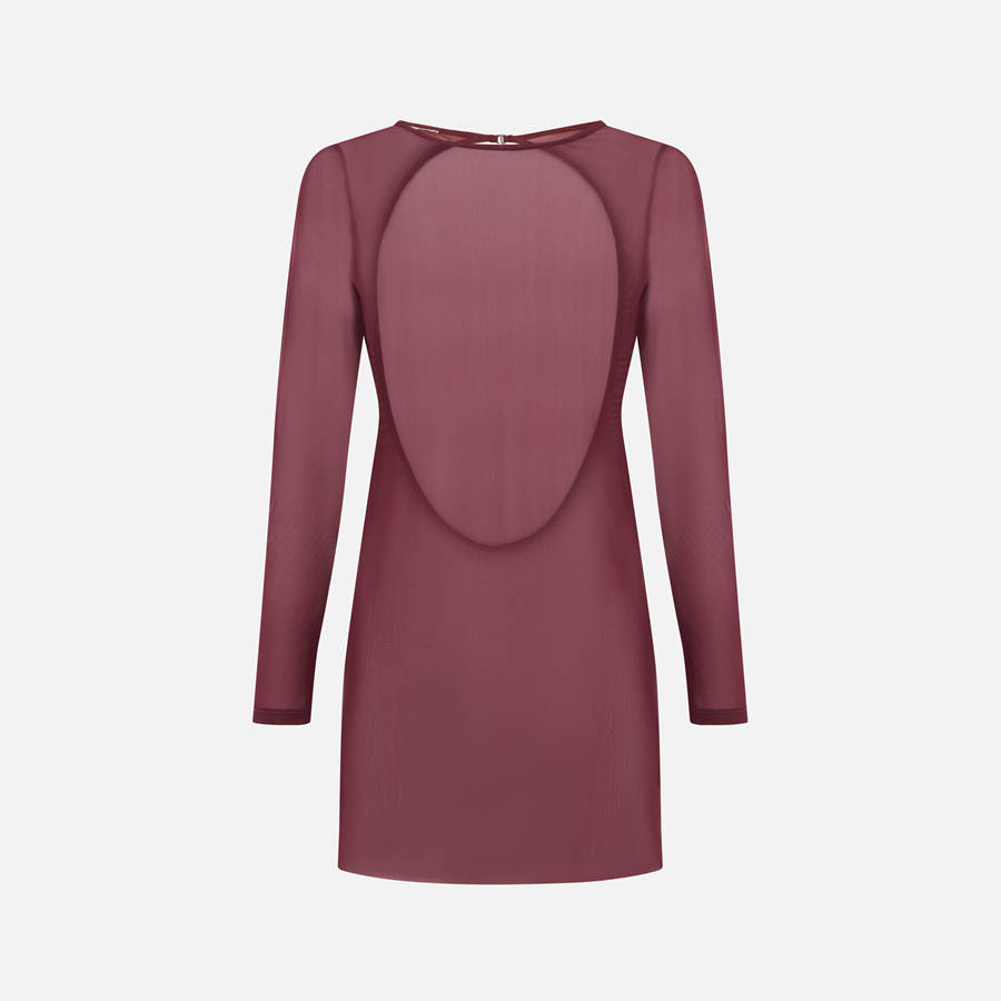 Purple Women Kith Bond Eye Gisele Mesh Cover-up Bodysuit | 6831-LNHDR