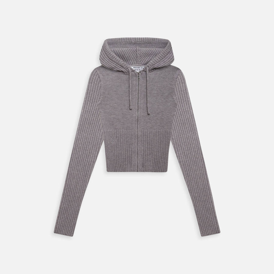 Purple Women Kith Frankies Bikinis Heritage Cloud Knit Hoodie | 0279-QUAYG