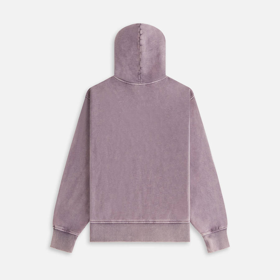 Purple Women Kith Tanner Sueded Hoodie Sweatshirts | 0192-WYHLO