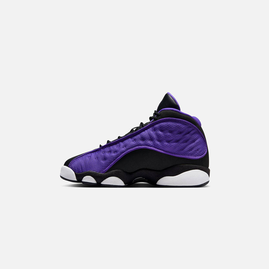Purple / Black / White Kids' Kith Nike GS Air Jordan 13 Retro Sneakers | 2549-GWAFY