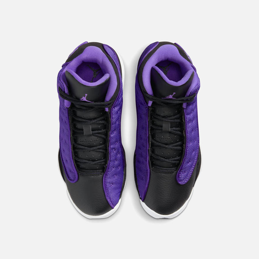Purple / Black / White Kids' Kith Nike GS Air Jordan 13 Retro Sneakers | 2549-GWAFY