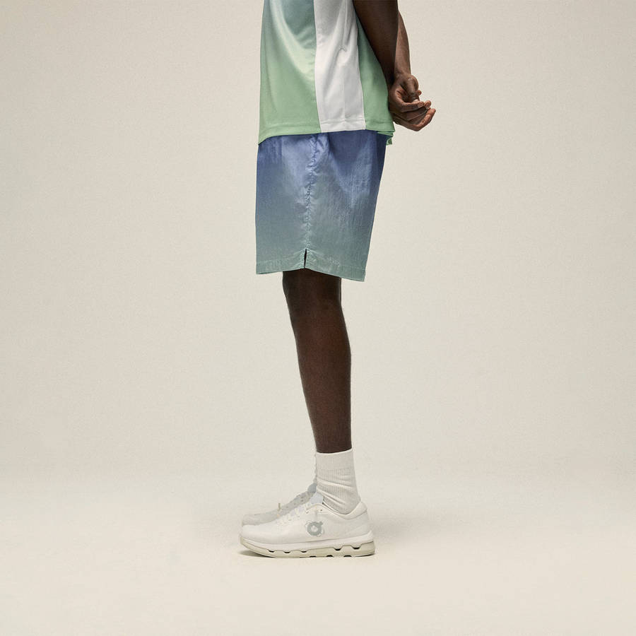 Purple / Blue Men Kith Tech Active Shorts | 4312-YDLOS