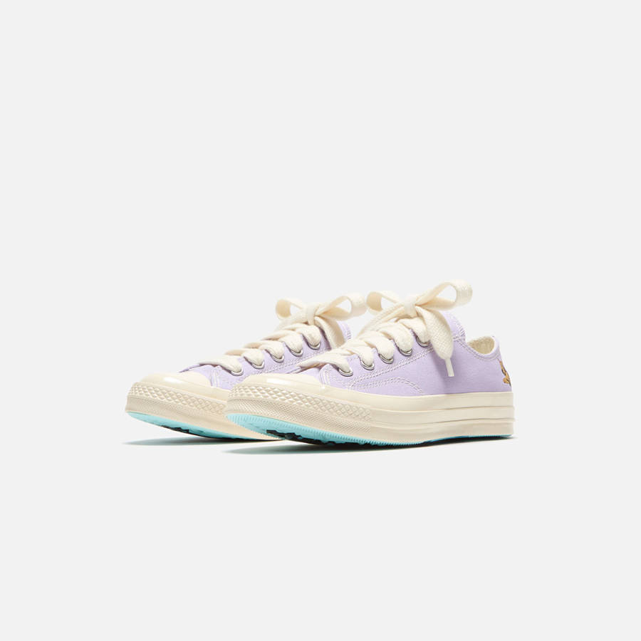 Purple / Multicolor Men Kith Converse x Golf Le Fleur Airedale Sneakers | 0926-YOLAQ